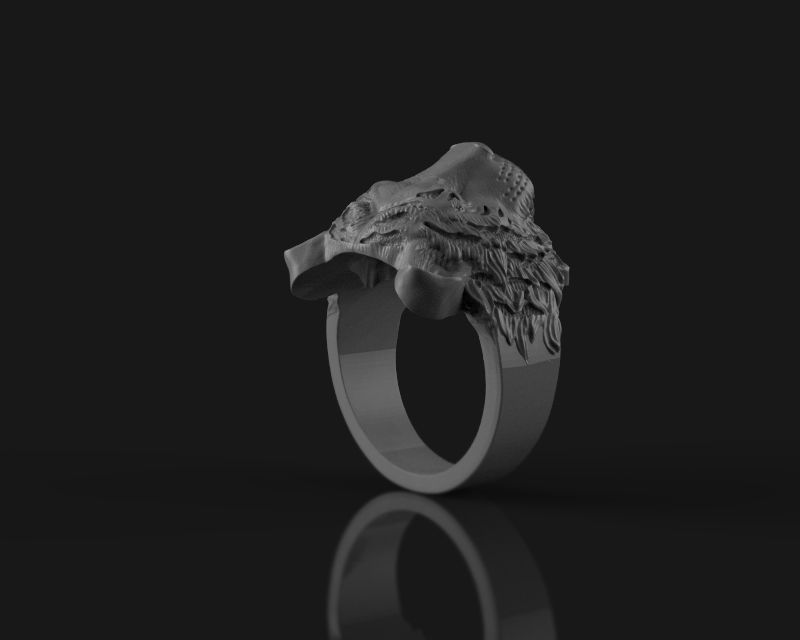 Ring tiger 3d model for 3d printing 3D print model 3D print model_15