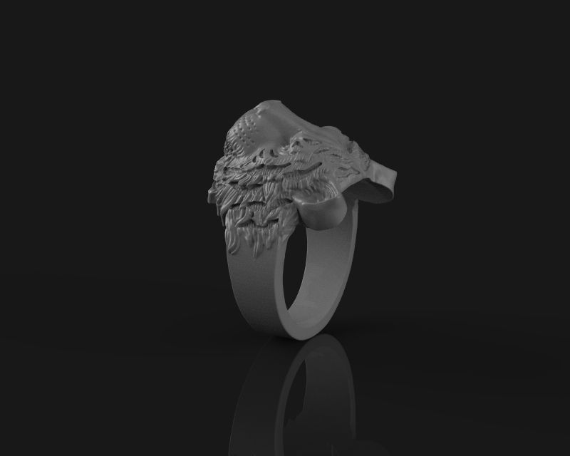 Ring tiger 3d model for 3d printing 3D print model 3D print model_17