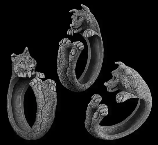 Ring husky 3d model for 3d printing 3D print model