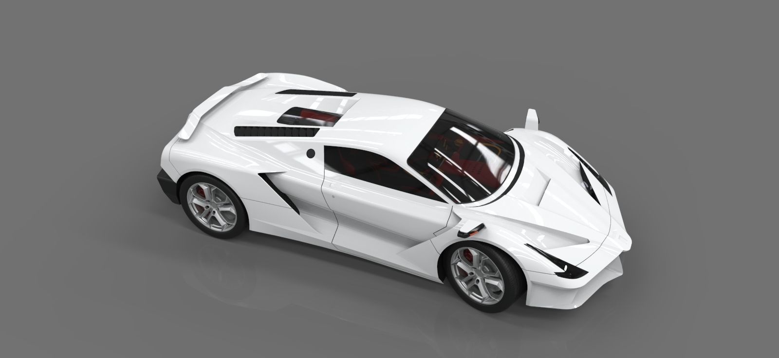 Supercar one 3D model_35