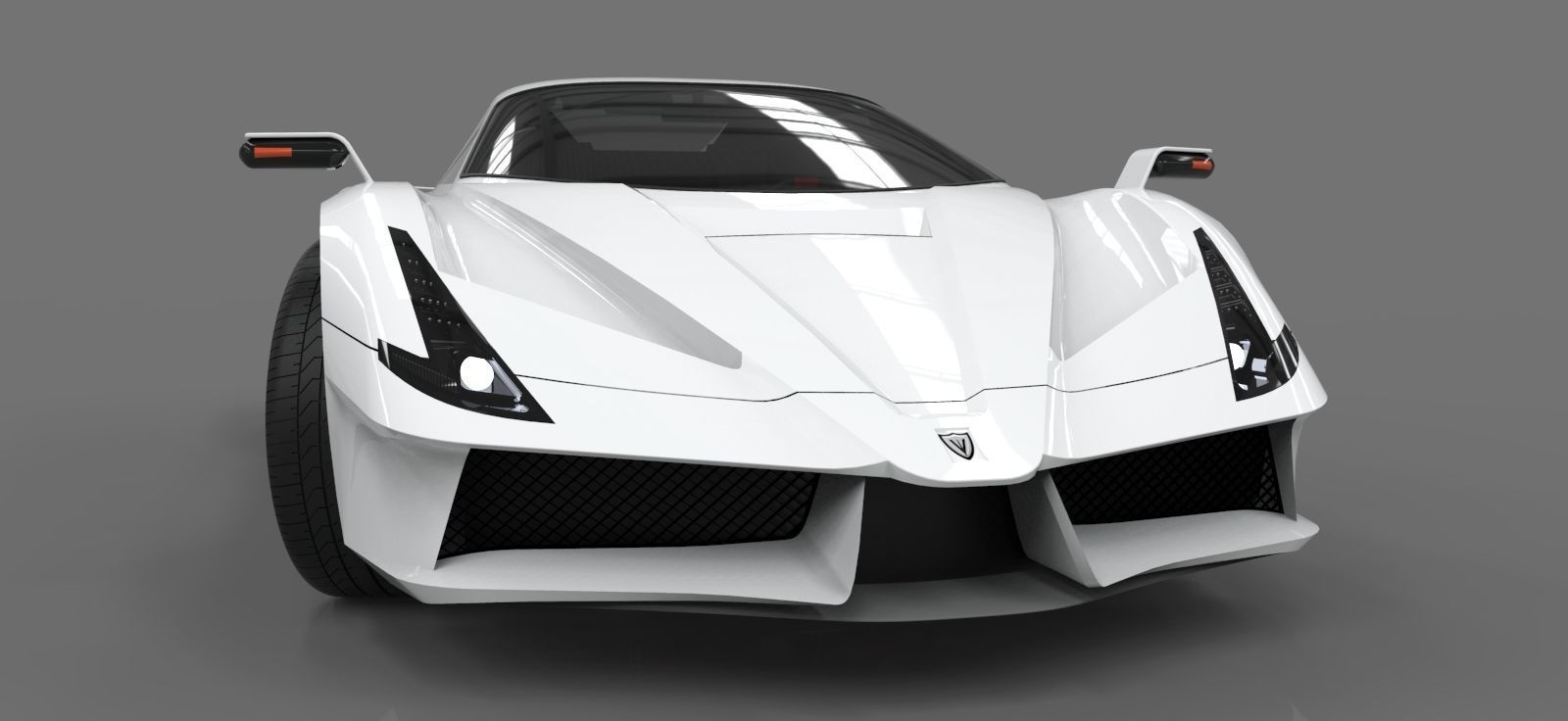 Supercar one 3D model_36