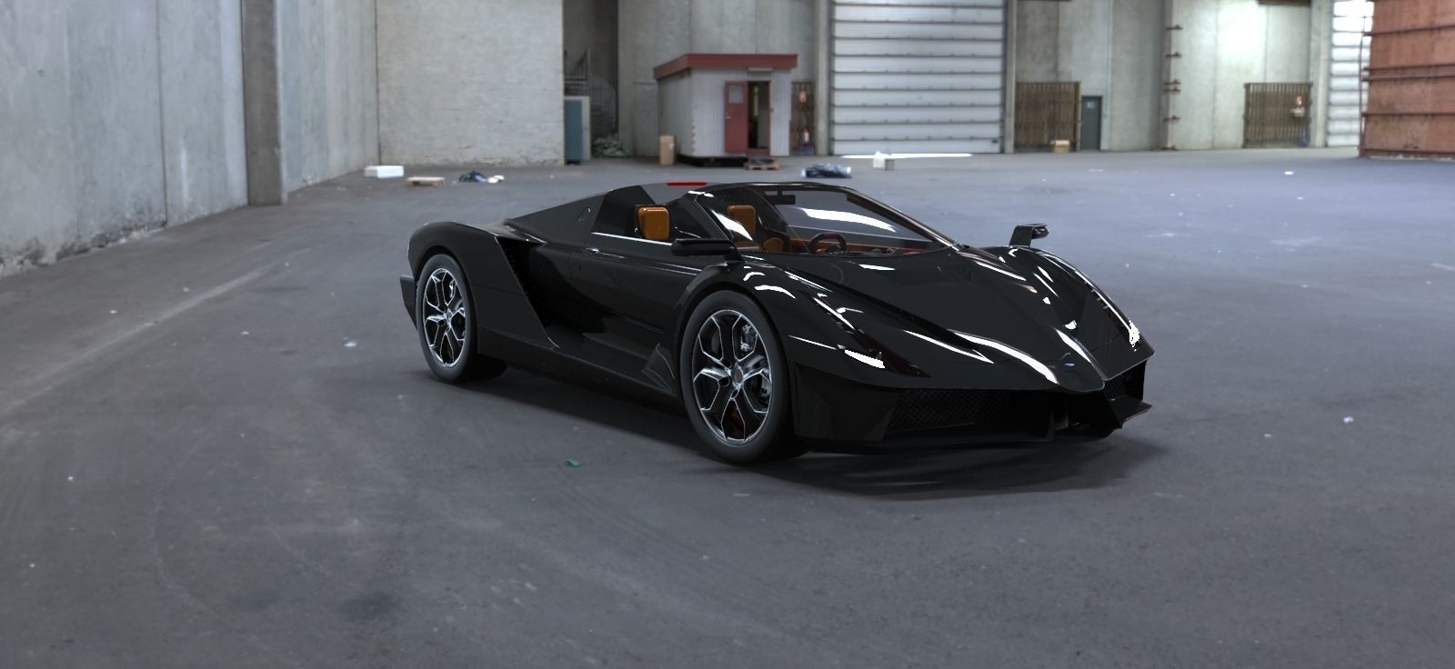 Supercar one 3D model_56