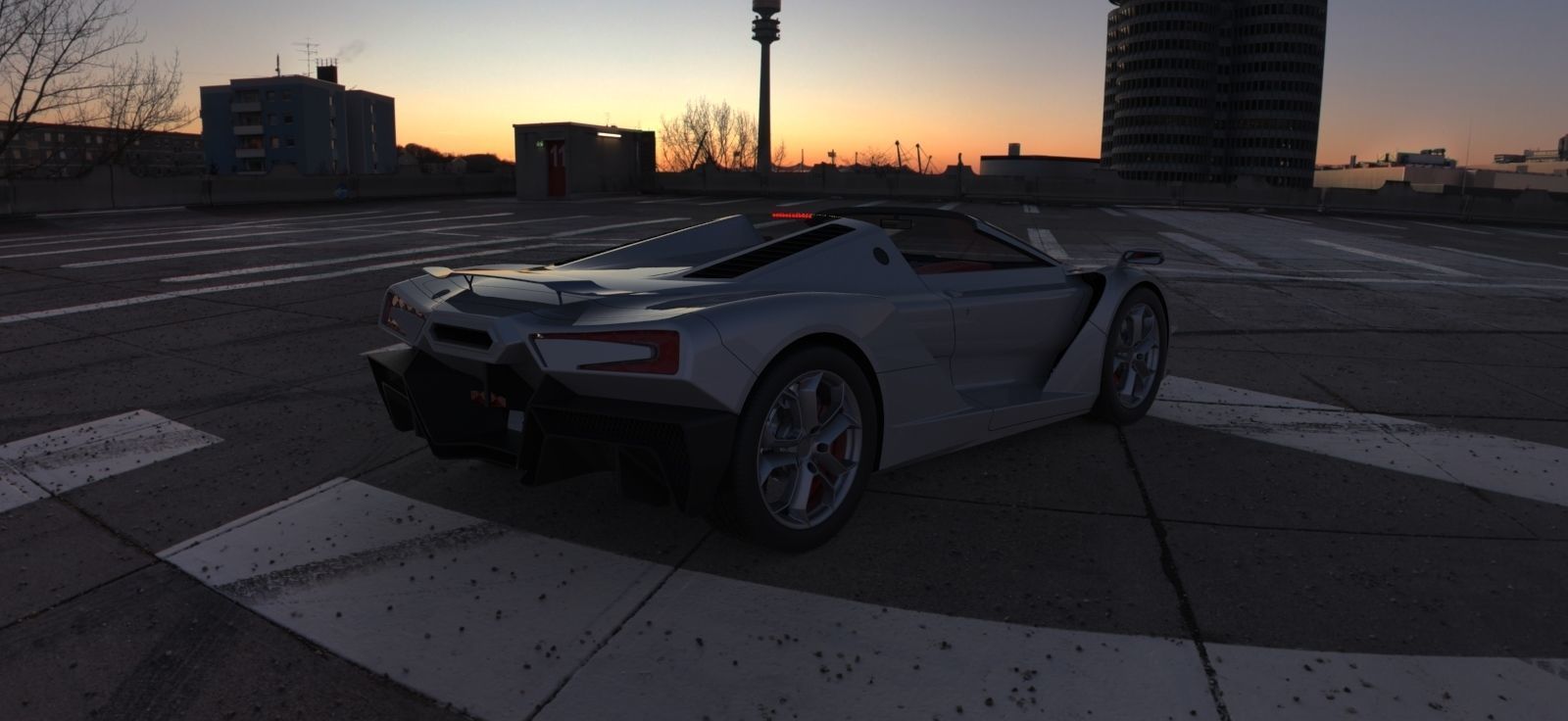 Supercar one 3D model_17