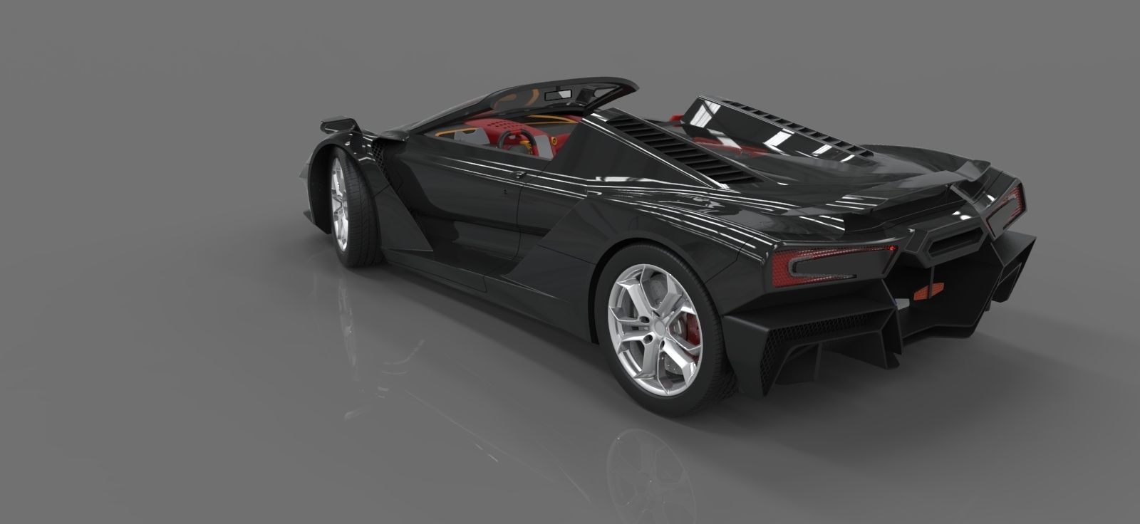 Supercar one 3D model_42