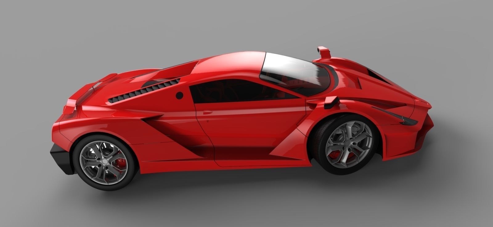 Supercar one 3D model_28