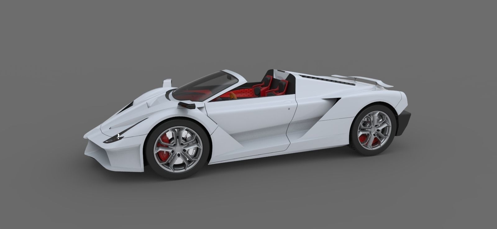 Supercar one 3D model_14