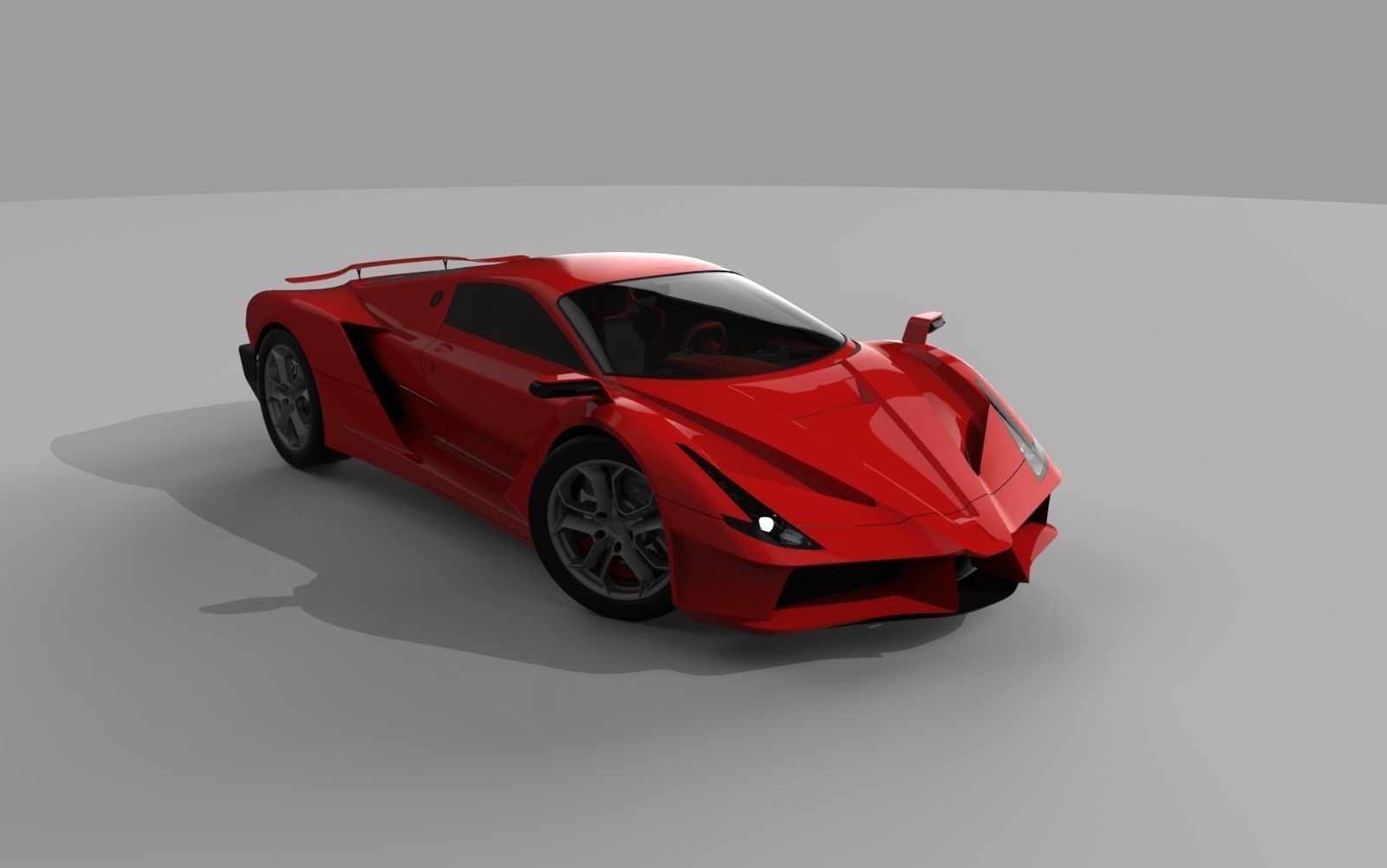 Supercar one 3D model_4
