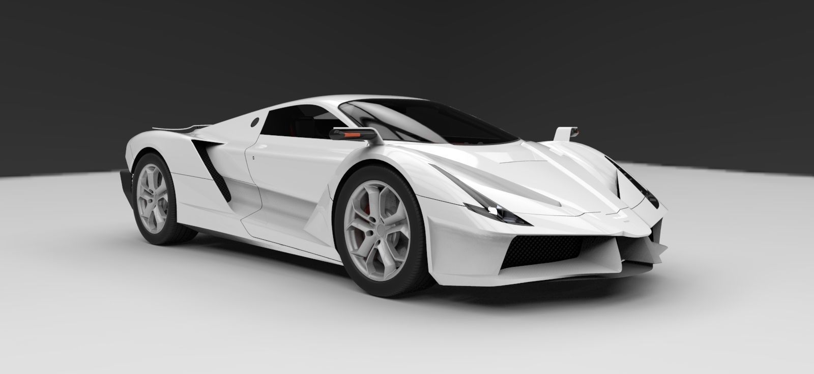 Supercar one 3D model_33