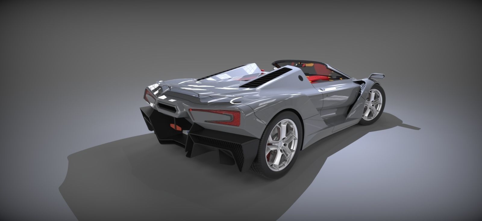 Supercar one 3D model_45