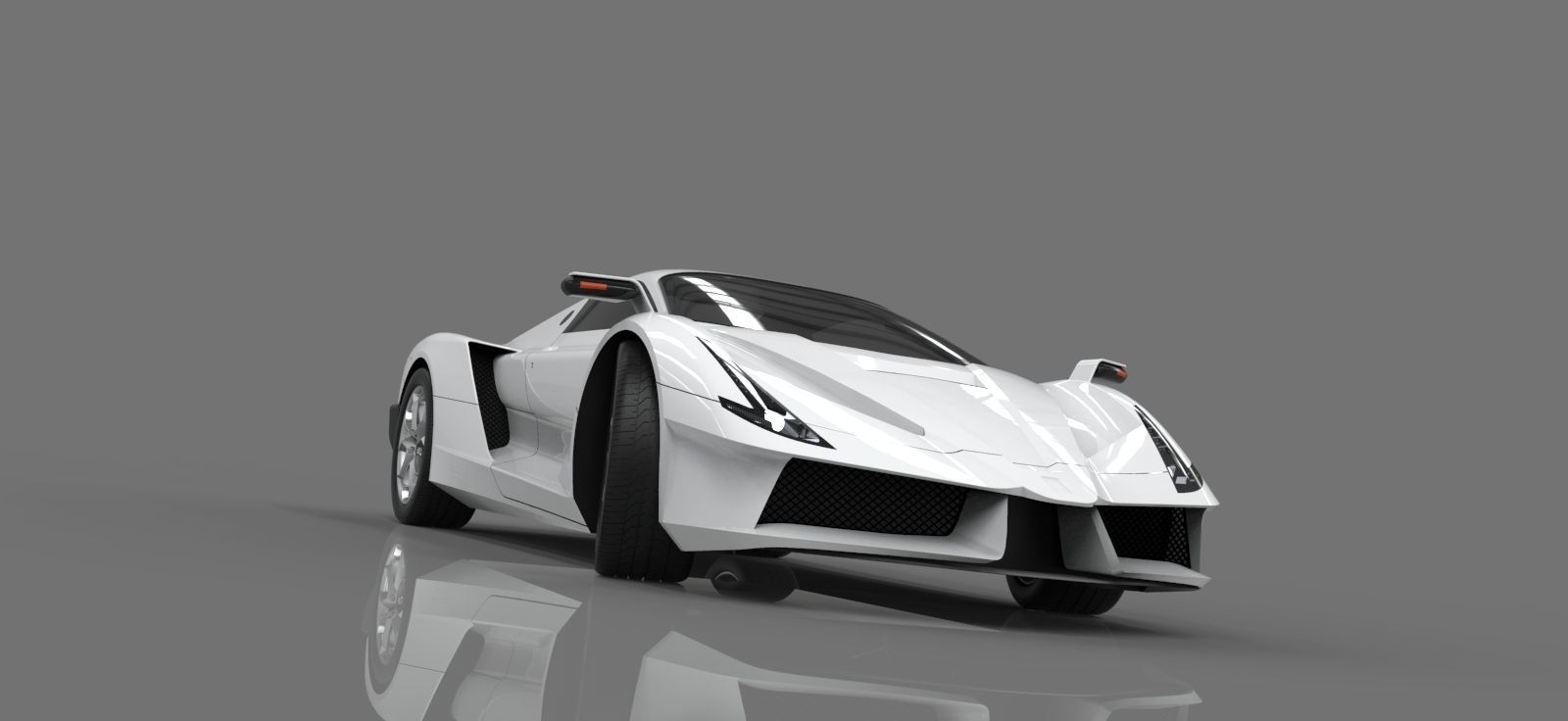 Supercar one 3D model_34