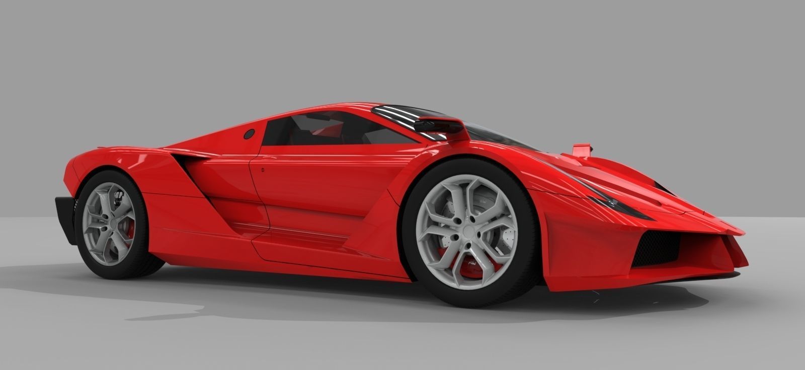 Supercar one 3D model_30