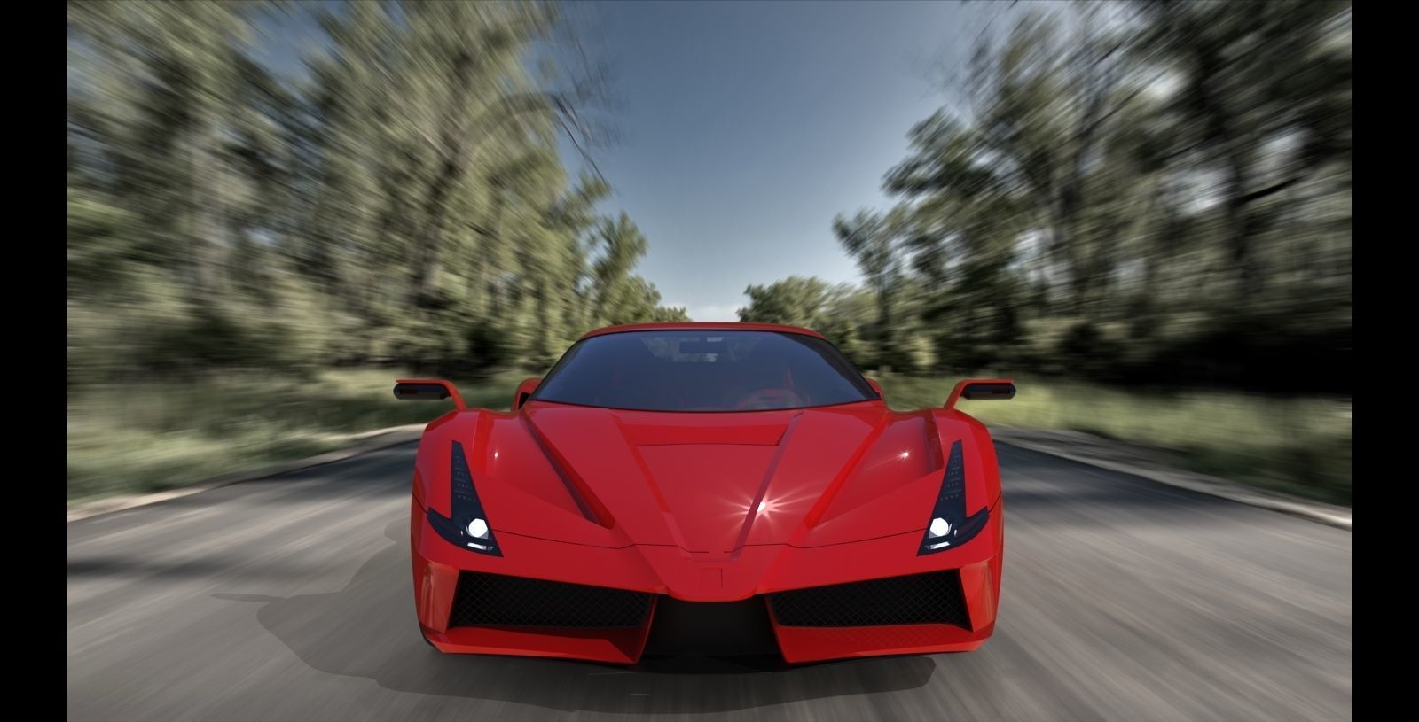 Supercar one 3D model_29