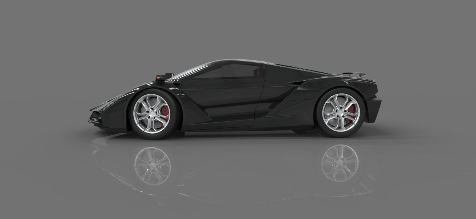 Supercar one 3D model_41