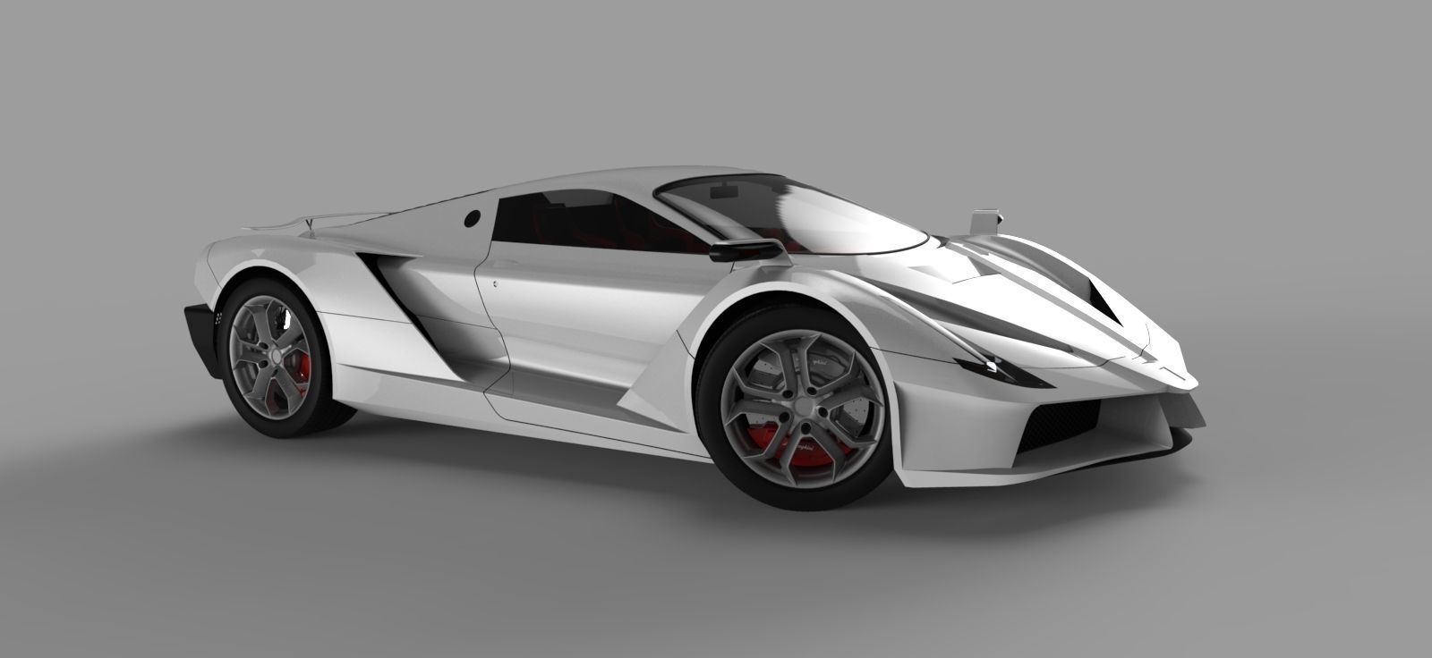 Supercar one 3D model_26