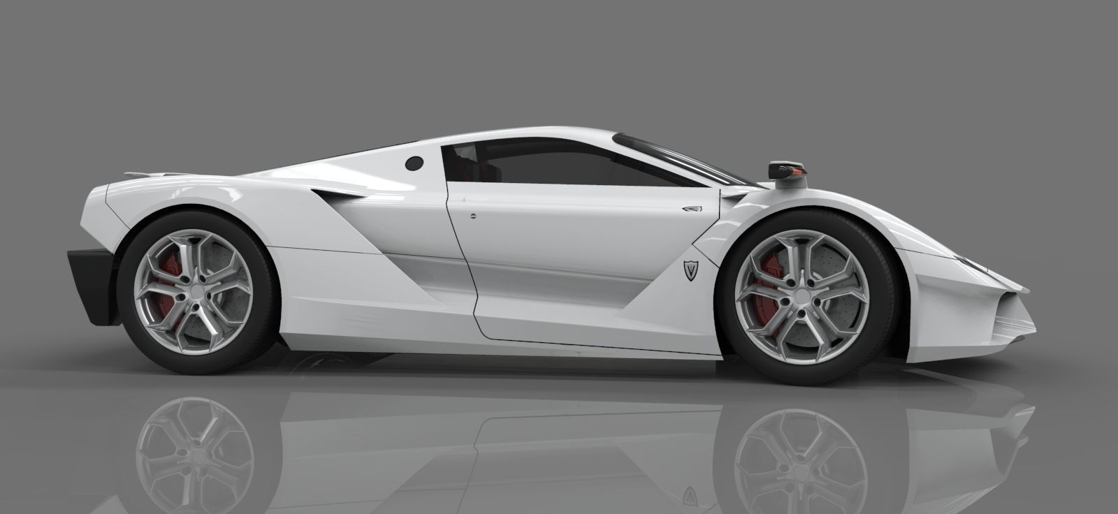 Supercar one 3D model_37