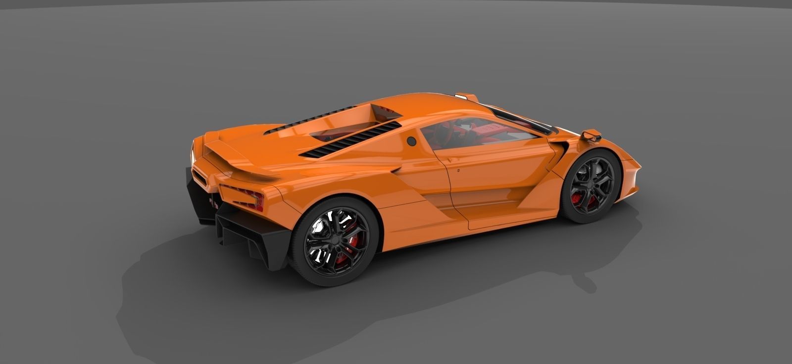 Supercar one 3D model_3