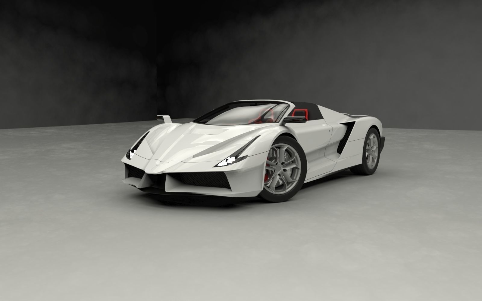 Supercar one 3D model_23