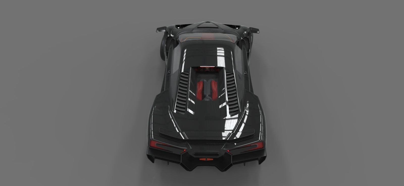 Supercar one 3D model_40