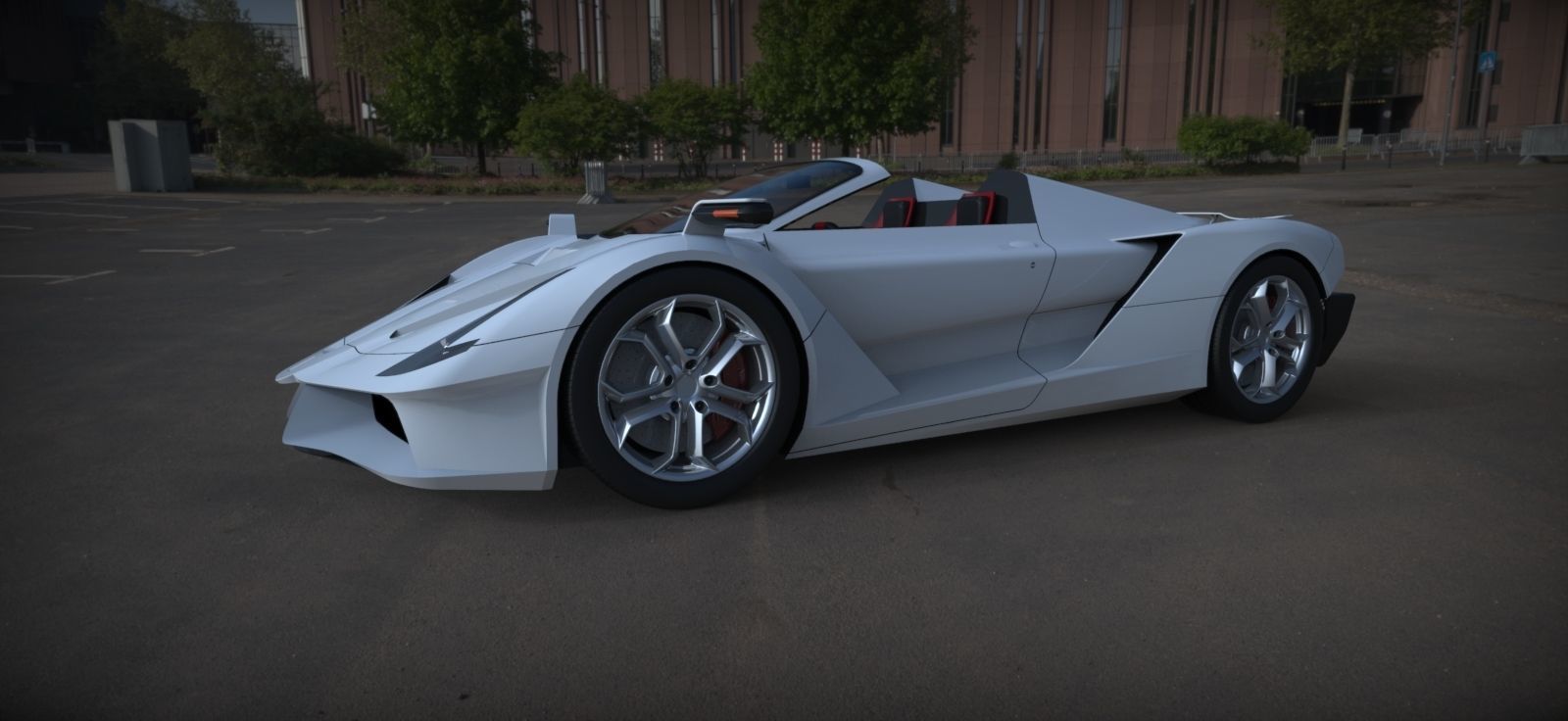 Supercar one 3D model_48