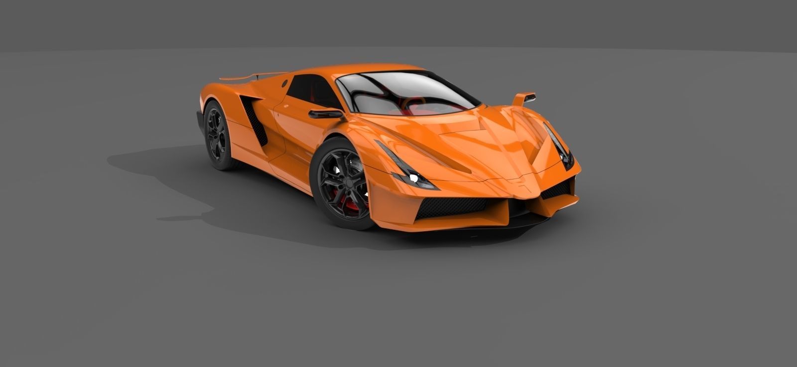 Supercar one 3D model_1