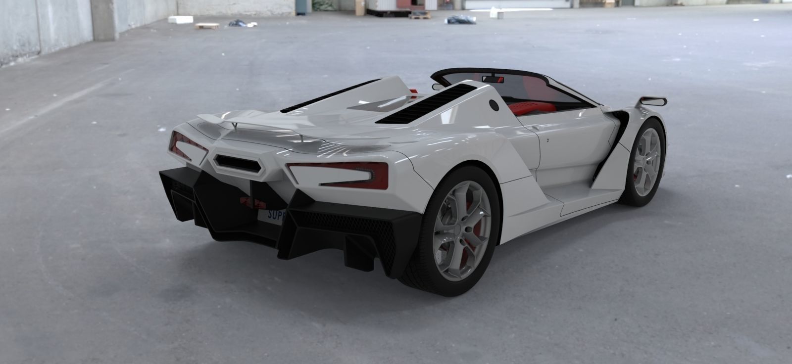 Supercar one 3D model_31