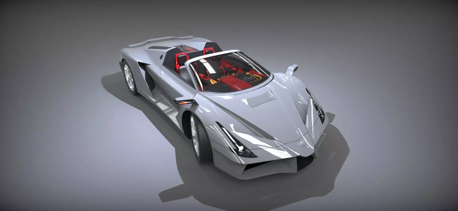 Supercar one 3D model_0