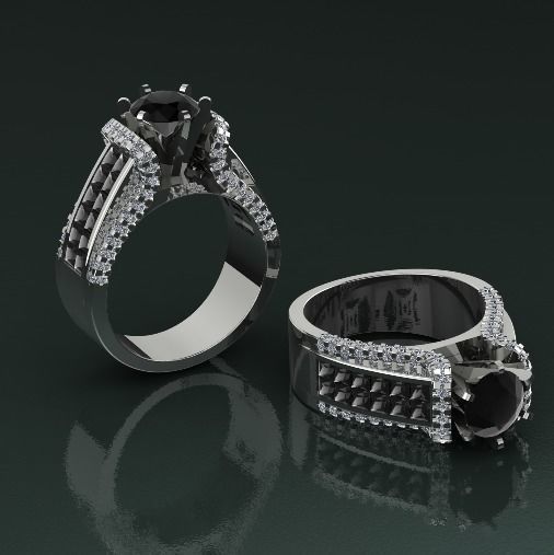 Ring Model 1447 3D print model_1