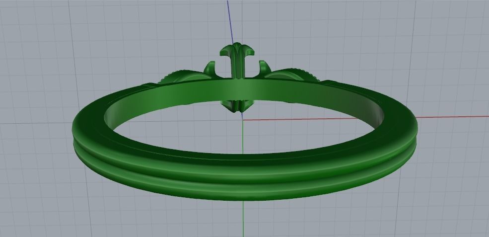 Ring Model 1445 3D print model_9