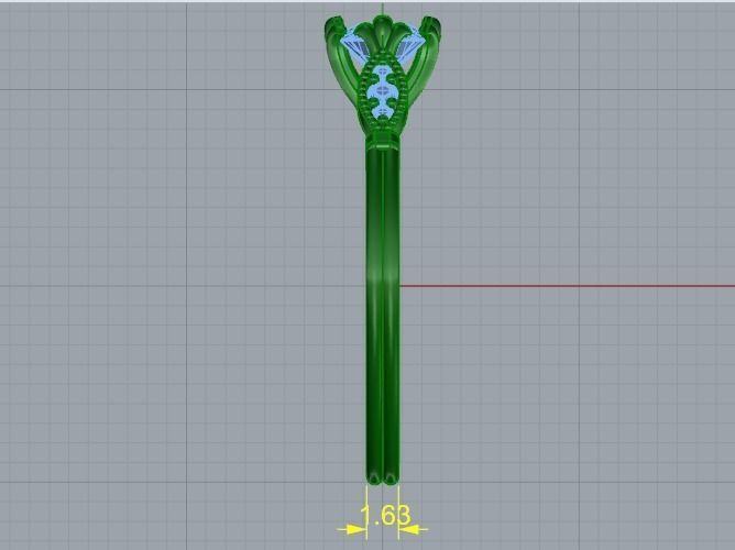 Ring Model 1445 3D print model_6