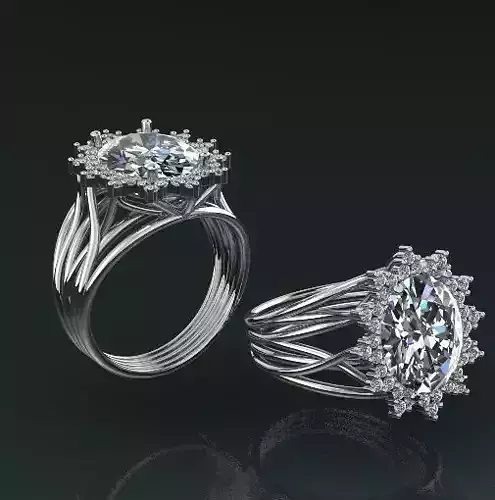 Womens ring Model 1444