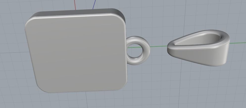 Pendant Model 1456 3D print model_8