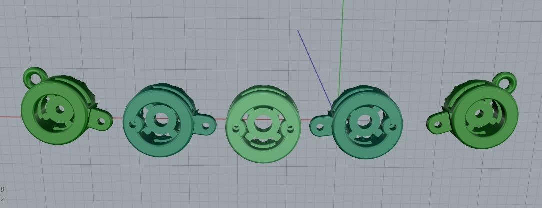 Pendant Model 1455 3D print model_9