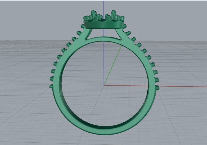 Ring Model 1449 3D print model_8