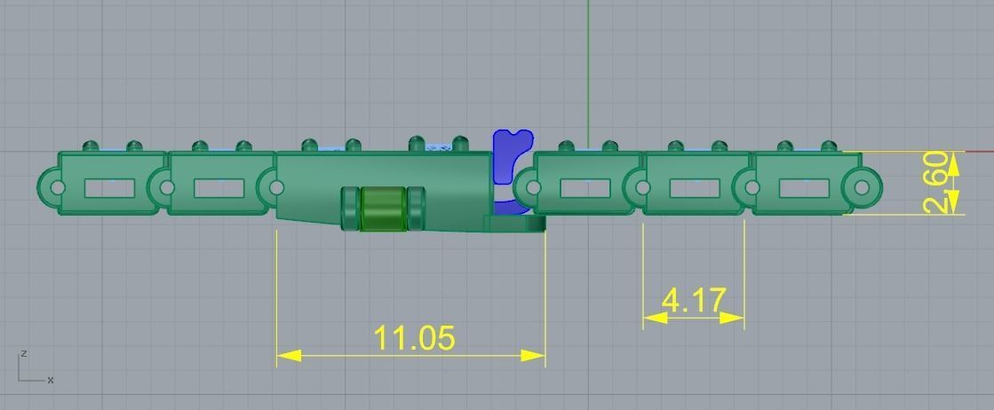 Bracelet Model 1467 3D print model_5