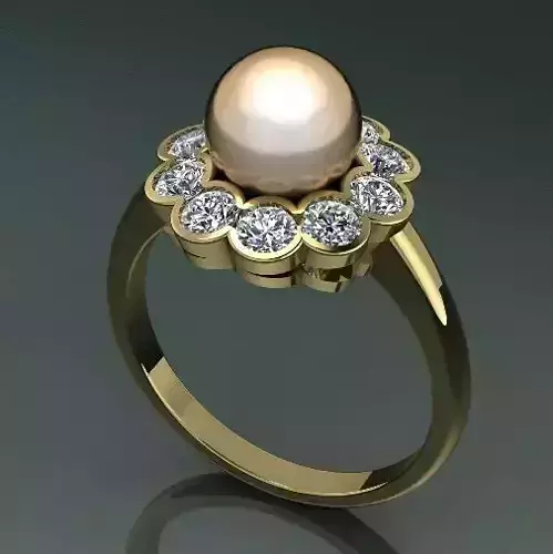 Pearl ring Model 1464