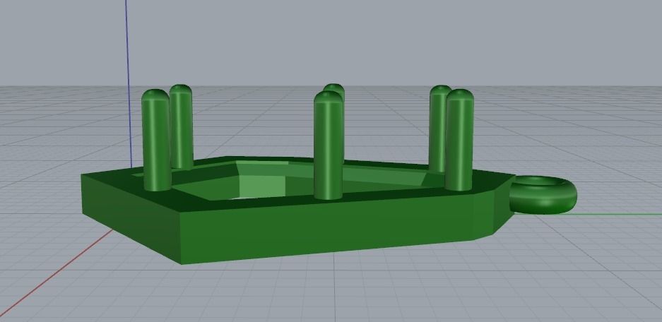 Pendant Model 1474 3D print model_5