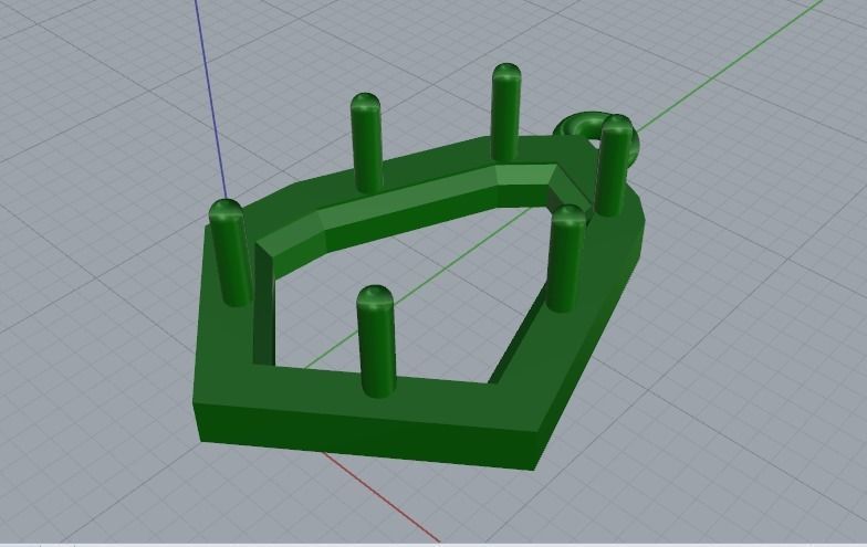 Pendant Model 1474 3D print model_7