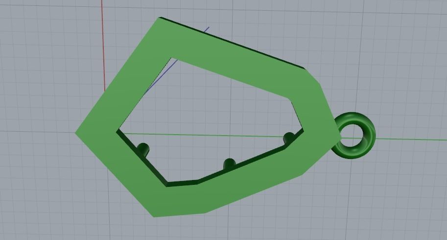 Pendant Model 1474 3D print model_6