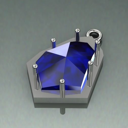 Pendant Model 1474 3D print model_1