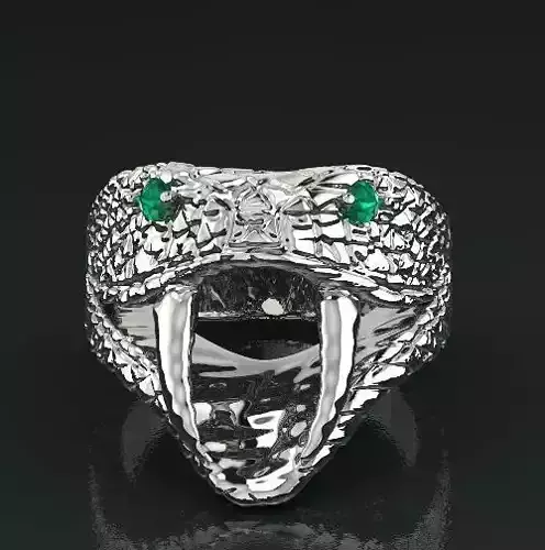 Snake ring Model 1471 3D print model