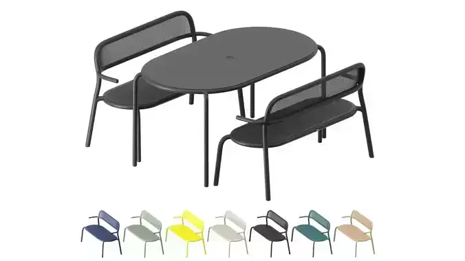 Set 3 fatboy toni tavolo and bankski