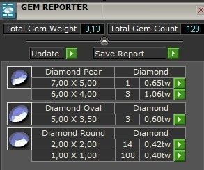 square geometric pendant with pear-stones drop-stones 3D print model_32