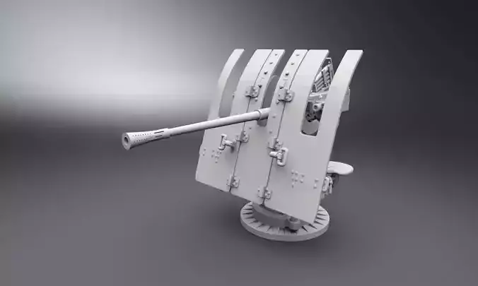 Flak 42 Scale model 3D print model
