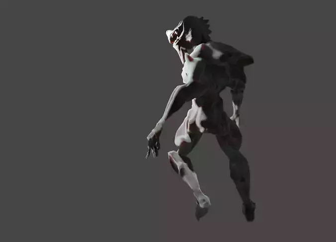 Darkoid reptile humanoid monster statue 4 poses included