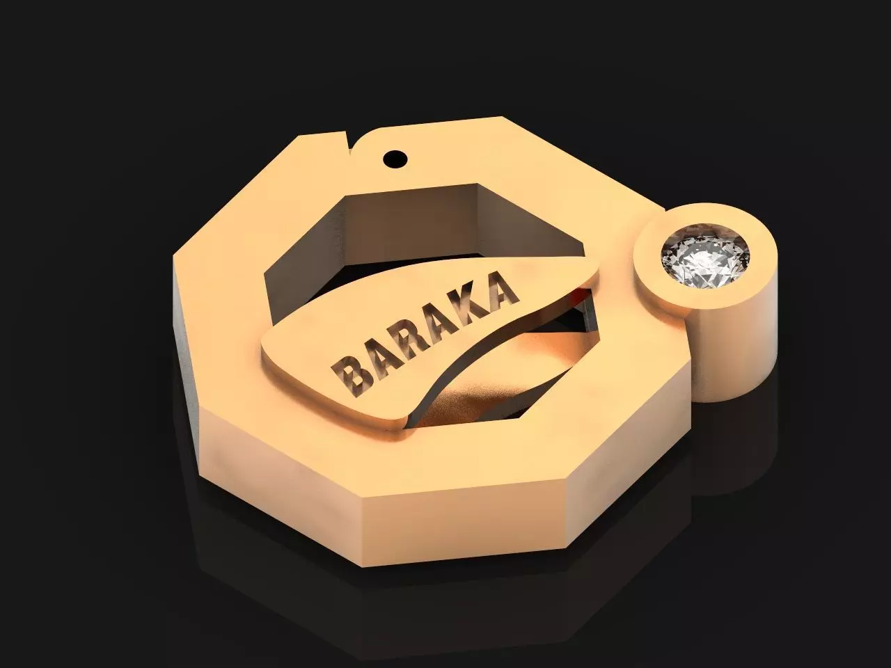 Lock Baraka 3D print model