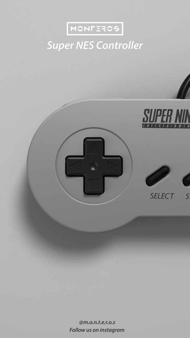 Super NES Controller - 03 Select and Start Buttons 3D print model_5
