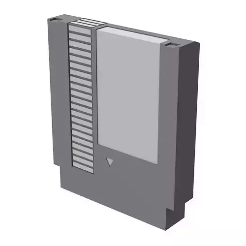 Game Cartridge Low Poly Low-poly 3D model