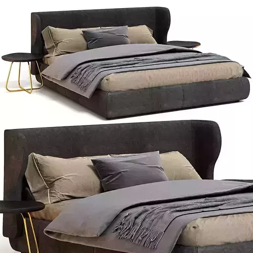 Claire Bed 3D model