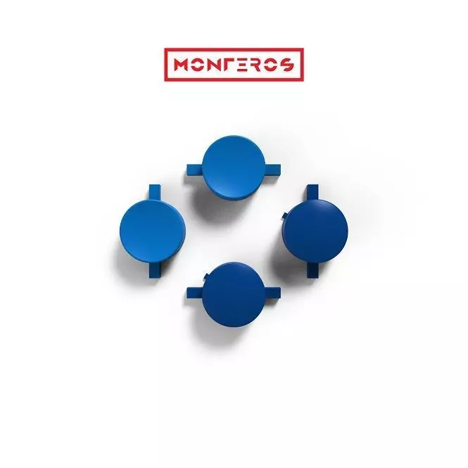 Super NES Controller - 04 Buttons Y X A B 3D print model_0