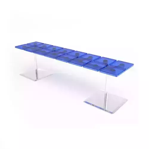 Blue Modern Table